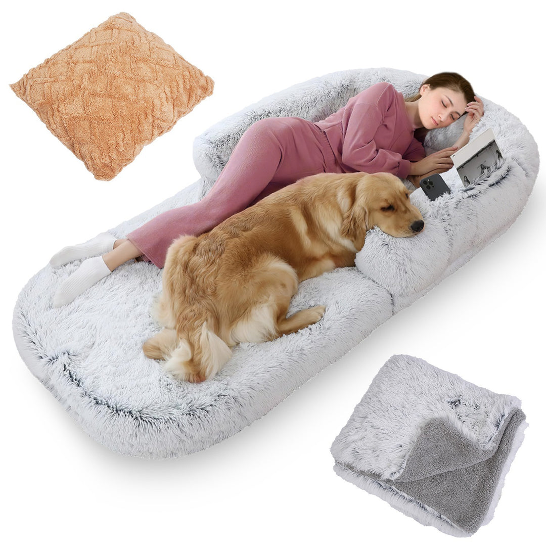 Comfortable Human-Sized Dog Bed
