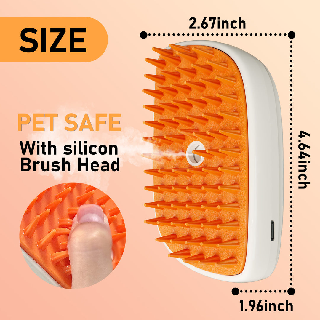 Dimensions of Cat Steam Brush