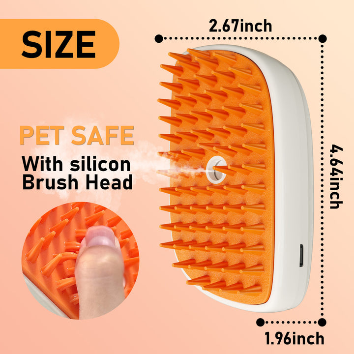 Dimensions of Cat Steam Brush