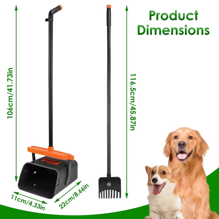 Long Handle Dog Poop Tool Dimensions
