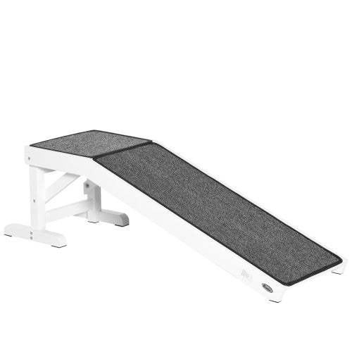 Ramp For Dog Bed, Pet Ramp For Dog With Non-slip Carpet And Top