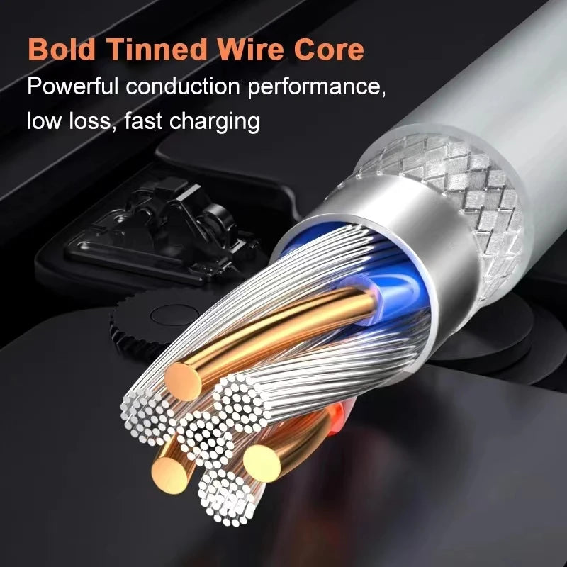 100W USB-C Cable for Samsung, Xiaomi, MacBook

