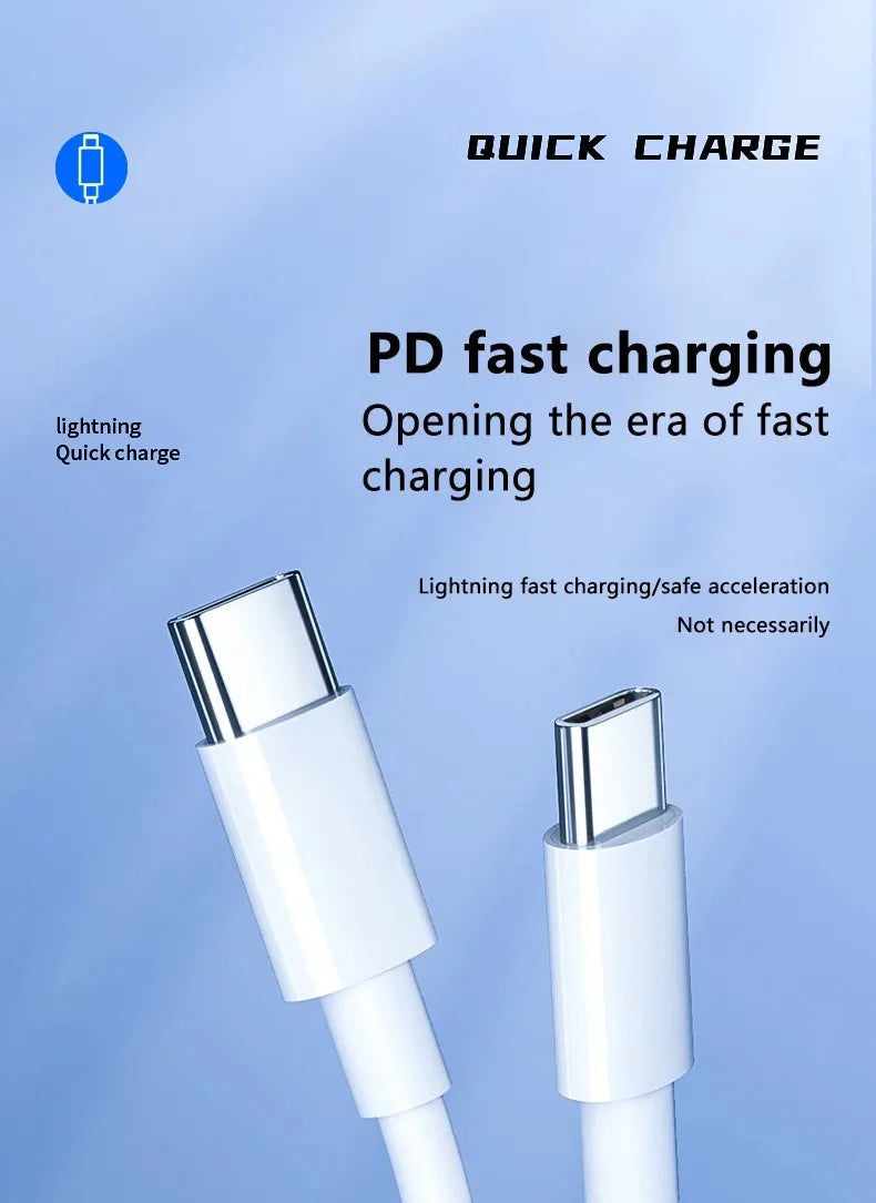 100W USB Type-C Fast Charging Cable – Multi-Pack


