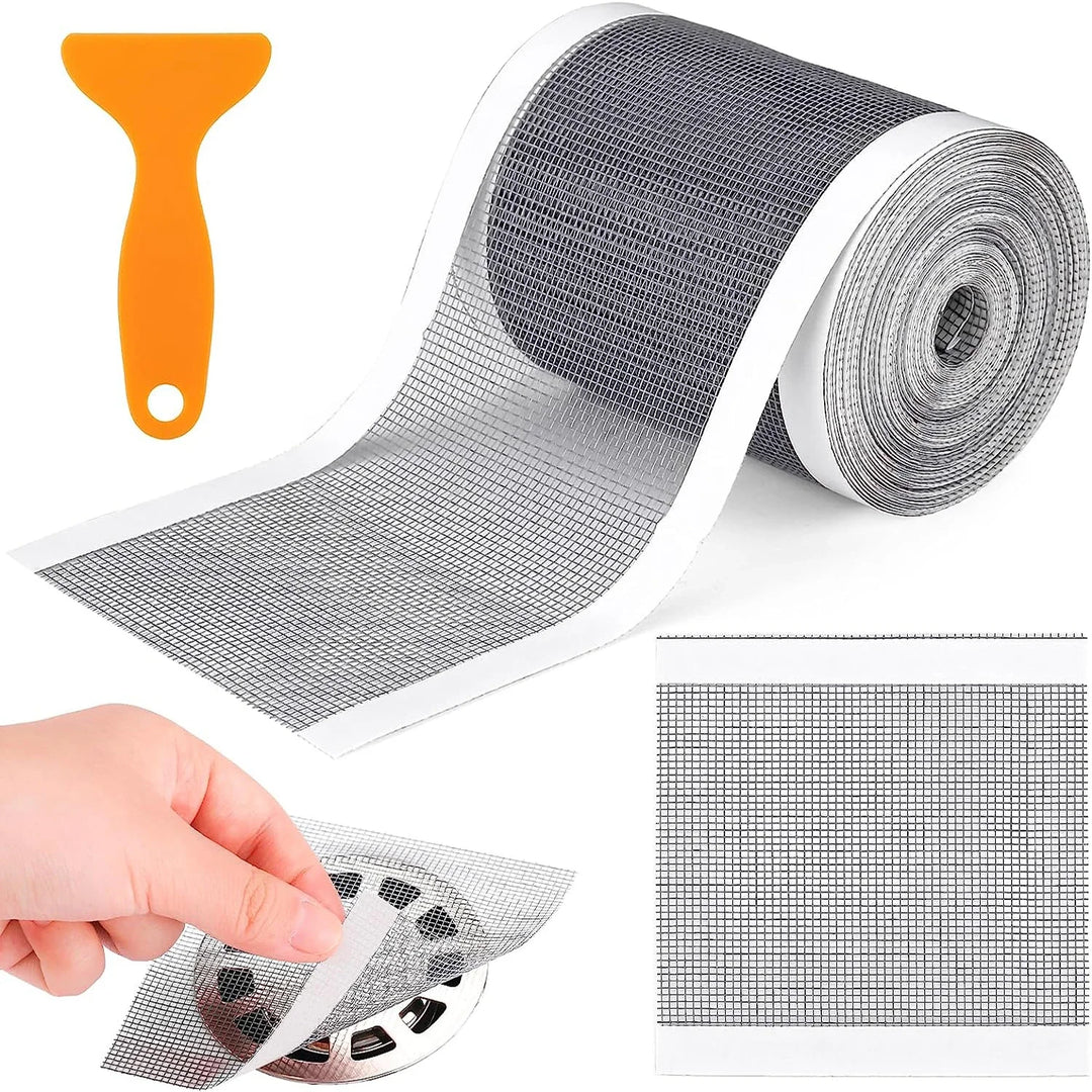 10/5m Cutable Shower Drain Hair Catcher