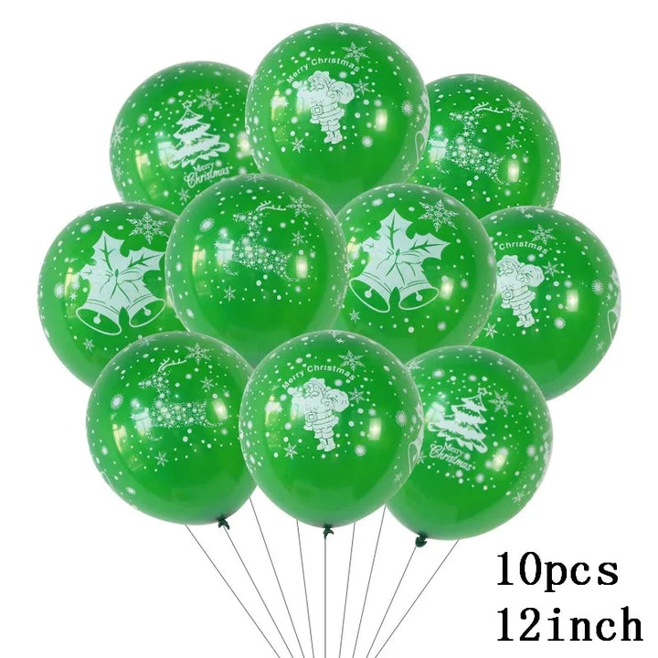 10 pcs of Christmas Balloons