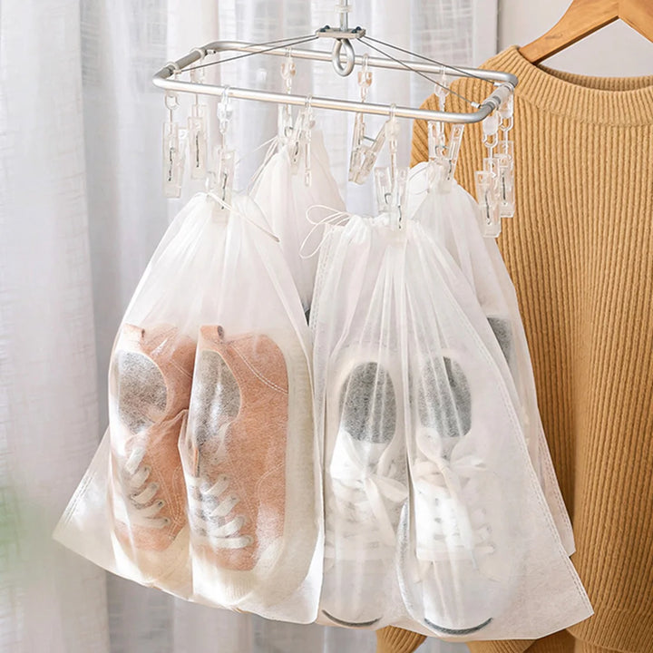 10pcs Shoes Storage Bag Closet Organizer