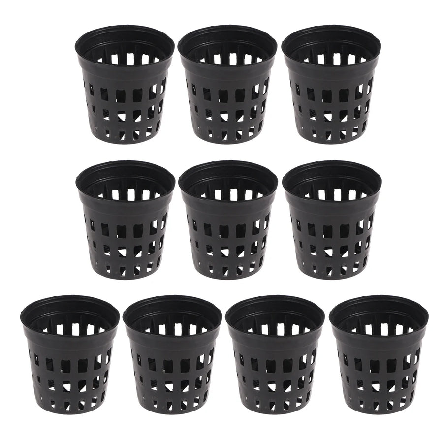 10pcs plastic plant pots for aquariums.
