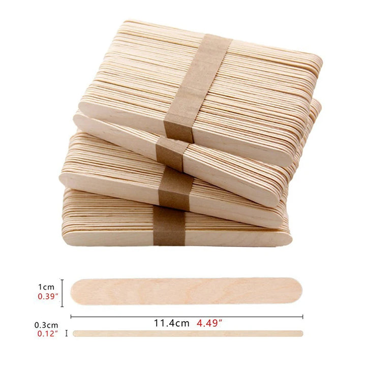 11.4CM Length Wood Craft Ice Cream Sticks 