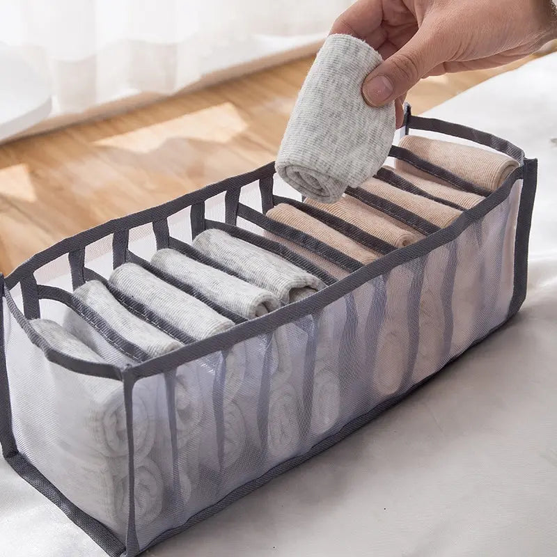 11 Compartment Collapsible Underwear Storage Box