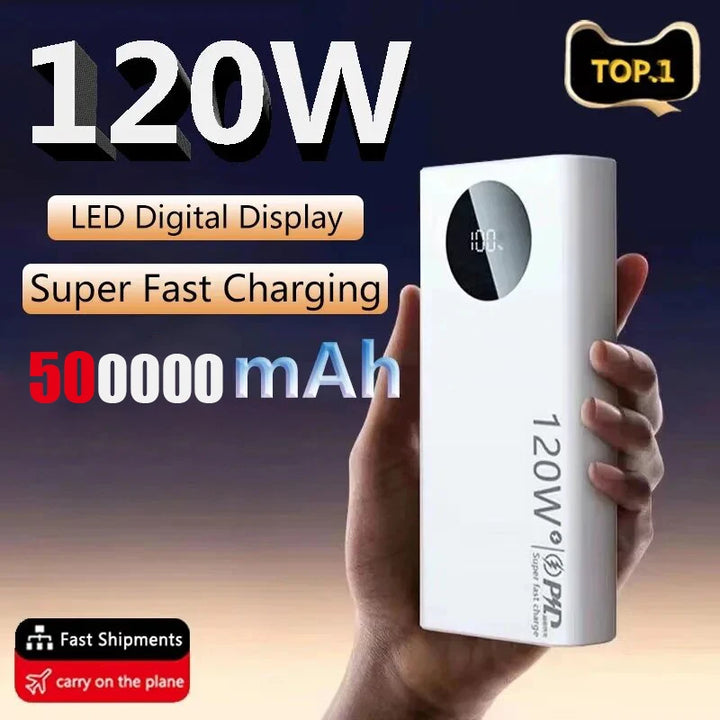 120W Fast Charging Power Bank