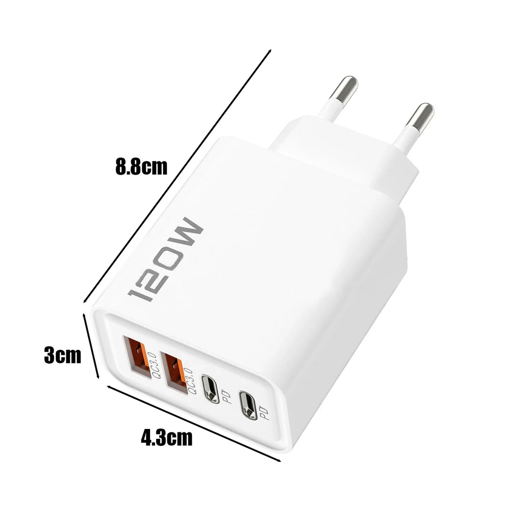 120W Universal Fast Charger – iPhone, Samsung

