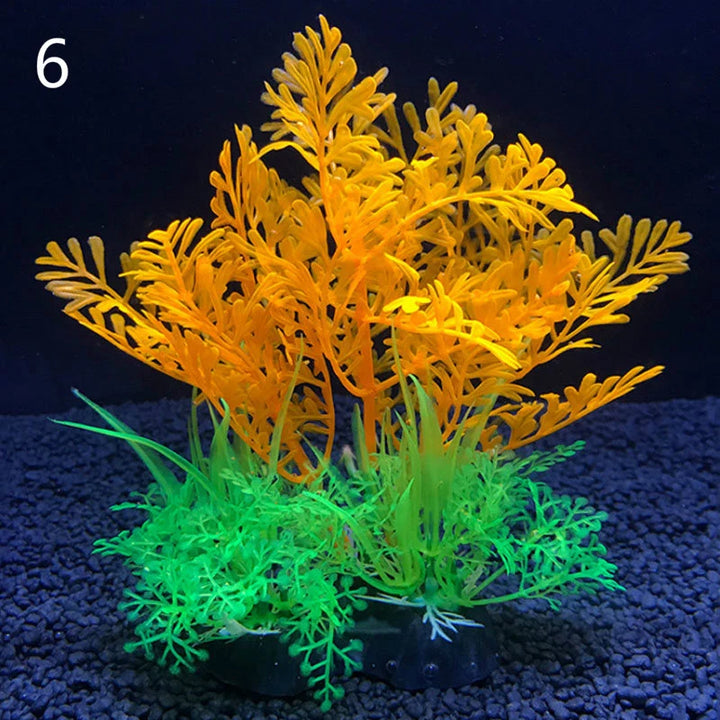 12 kinds of artificial aquarium plants