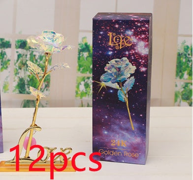 12pcs Golden Rose Gift Set