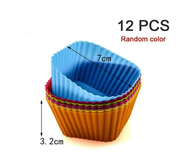12pec in box shape Cake Molds