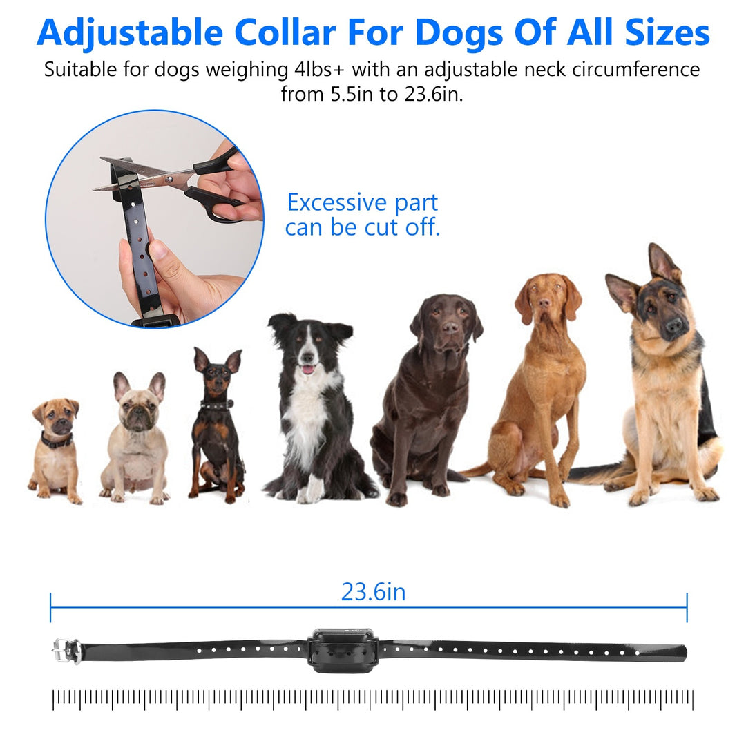 1Set Wireless Electric Dog Fence Pet Shock Boundary Containment System Electric Training Collar For Small Medium Large Dogs