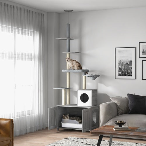 Cat tree with multiple levels