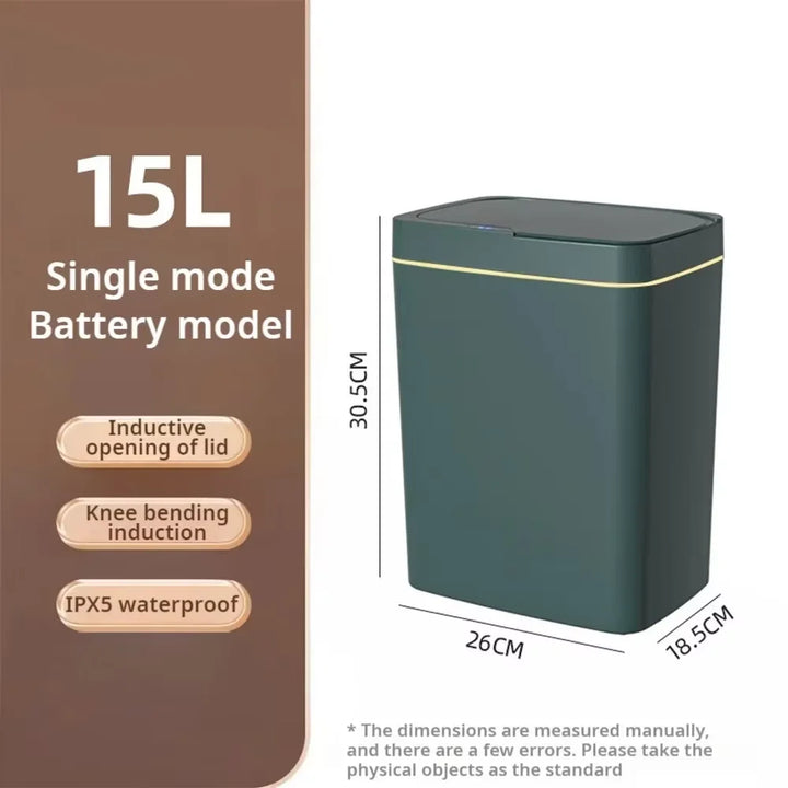 15L Narrow Smart Trash Can