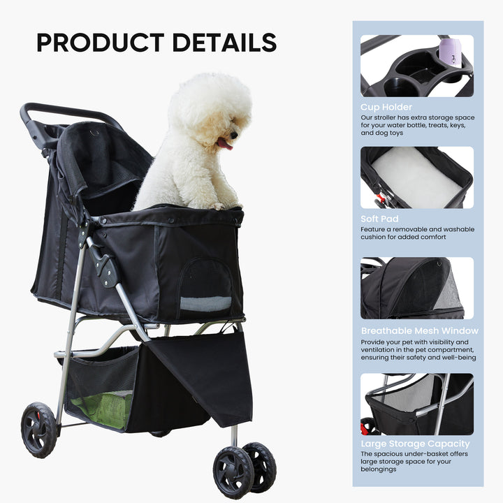 Portable Cat Travel Cart