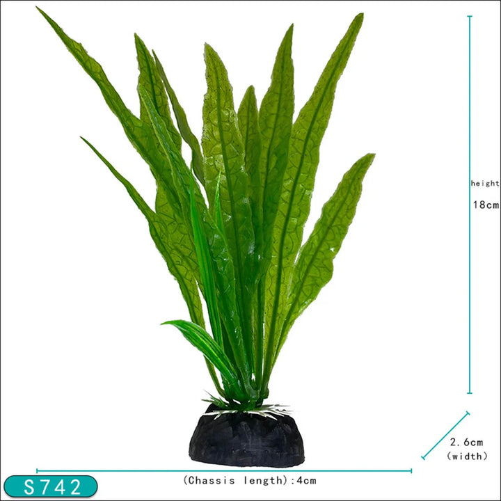 18cm aquarium imitation water plant