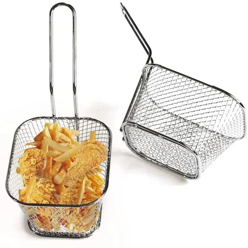 1/2/8Pcs Stainless Steel Basket