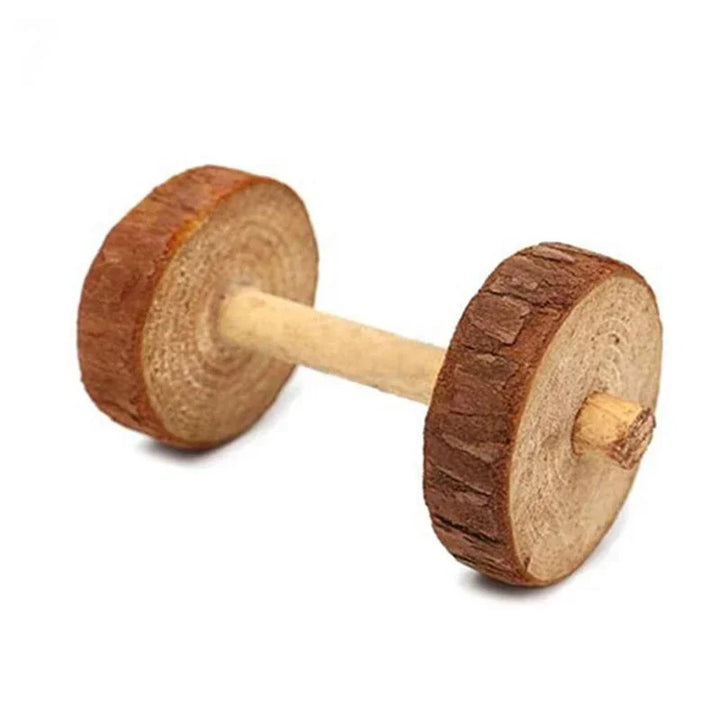 1 pcs Wooden Unicycle for Small Animals
