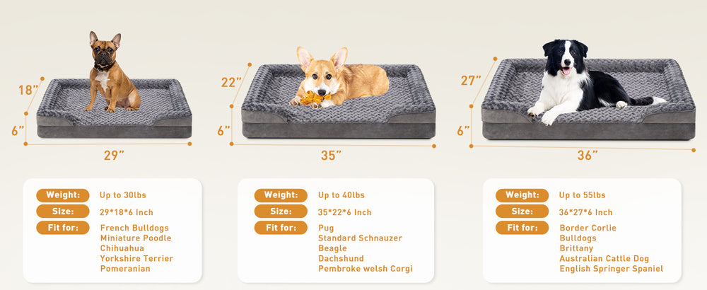 Washable Chew Proof Pet Bed