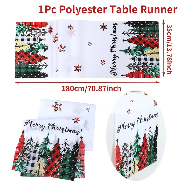 1pc of Christmas dining table runner