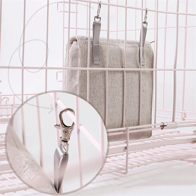 1pcs Rabbit Hay Bag Holder Feeding Dispenser
