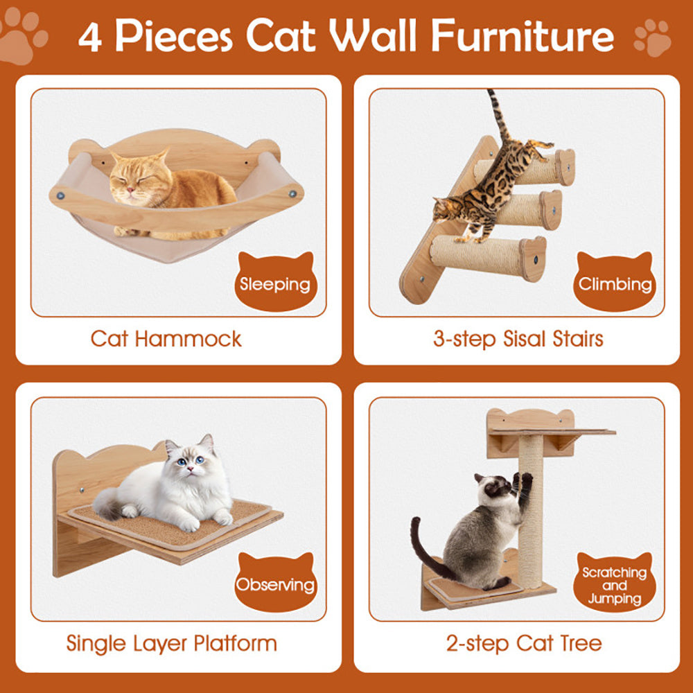 2-step cat tree set