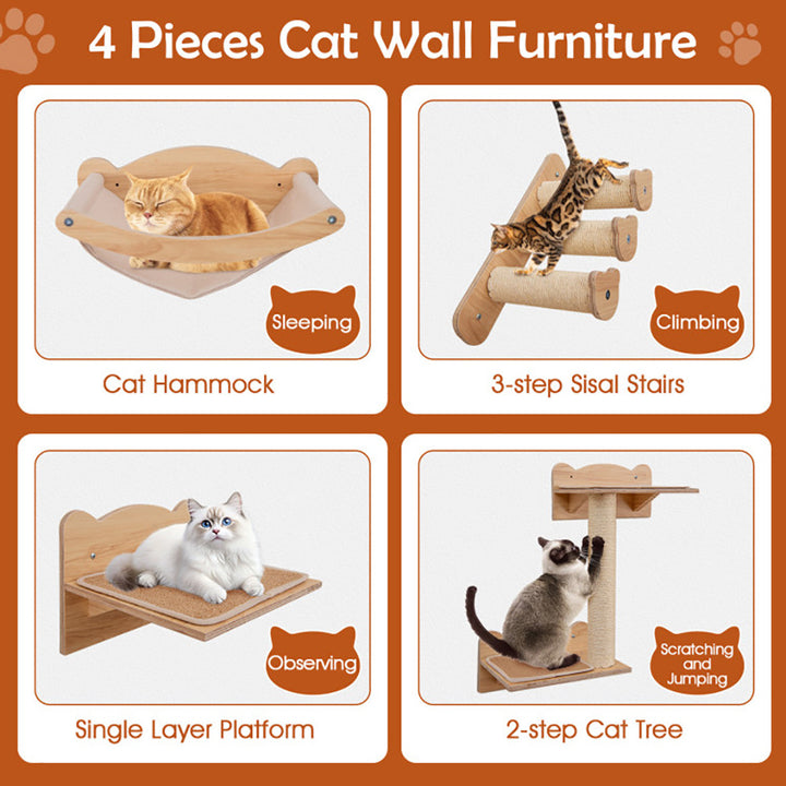 2-step cat tree set