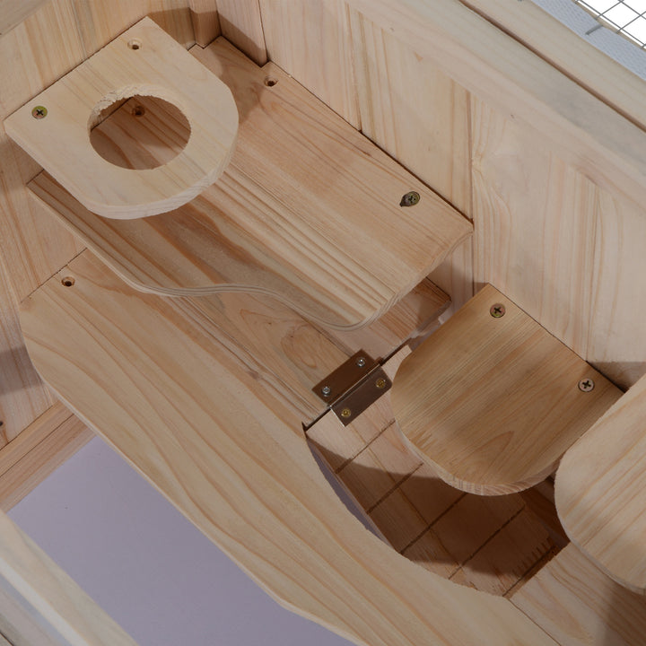 2-tier hamster cage with ladder