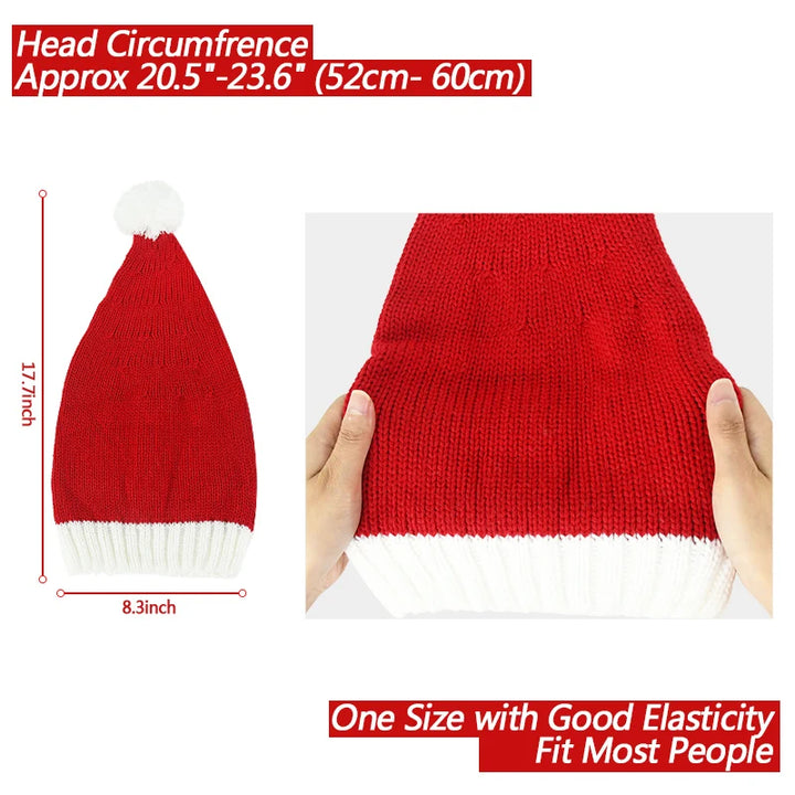 2024 Christmas Pompom Hat for Party