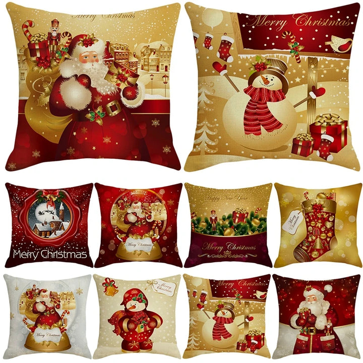 2024 Christmas ornament and Happy New Year pillow