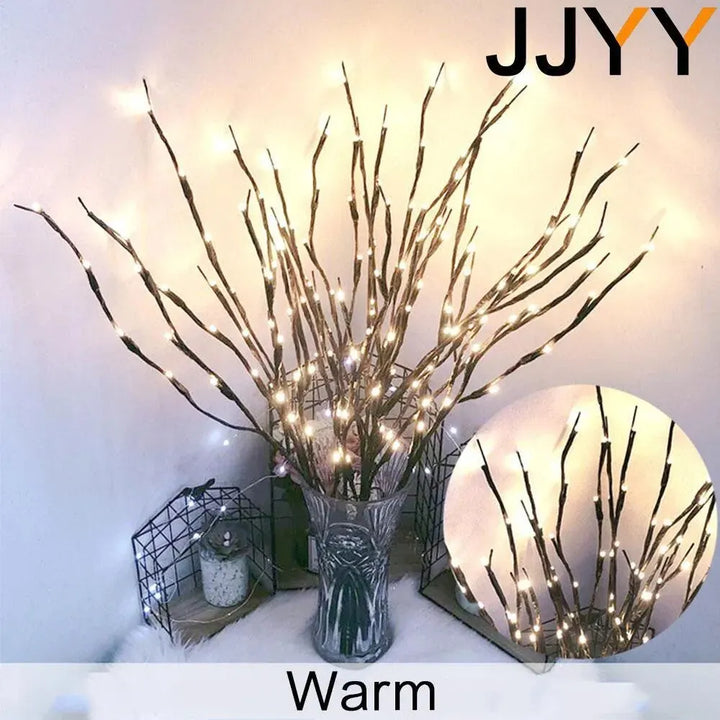 2024 Christmas willow branch LED lighting