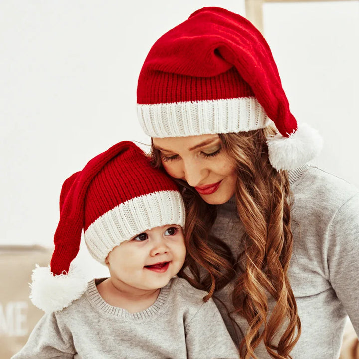 2024 Knitted Pompom Christmas Beanie