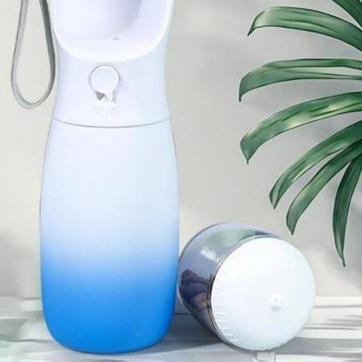 Pet Travel Bottle With Food Compartment