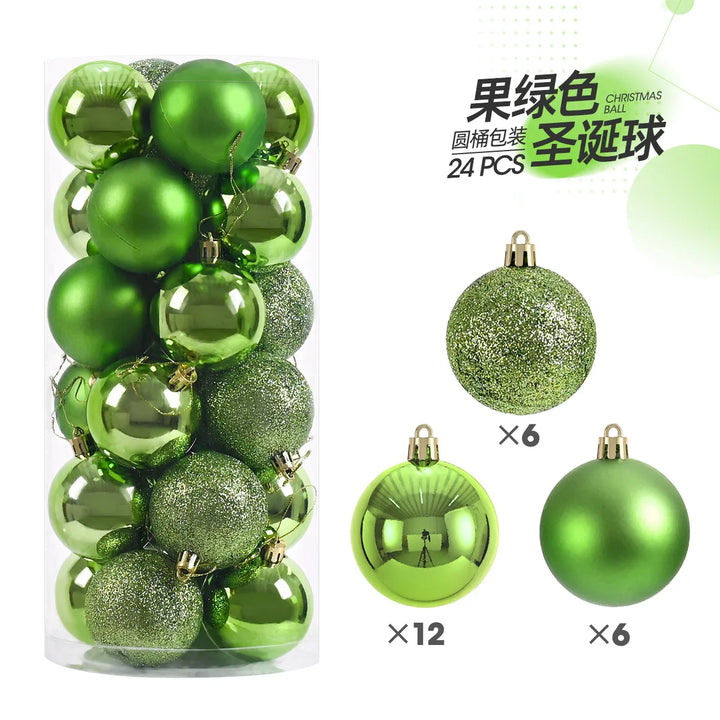 24pcs 3cm Ornaments for Christmas Tree