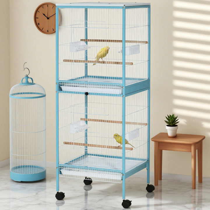 2 in 1 finch and budgie cage