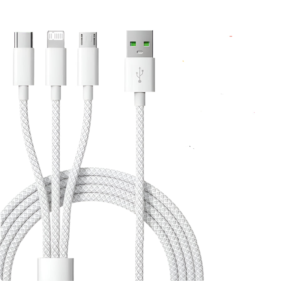 3-in-1 Charging Cable – 66W Super Fast Charger
