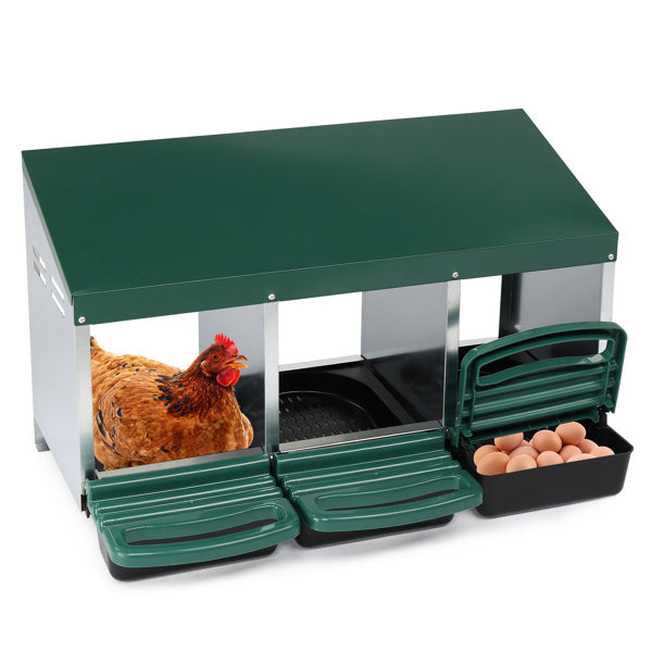 3-section poultry feeder for chickens and hens 1 pec 