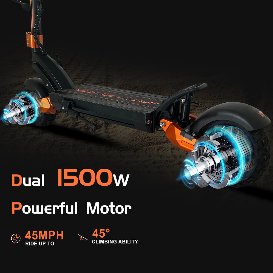 Adult Electric Scooter (2x1500W/ 80KM Range/ 70KMPH Top Speed)- ZO08 Metamoov