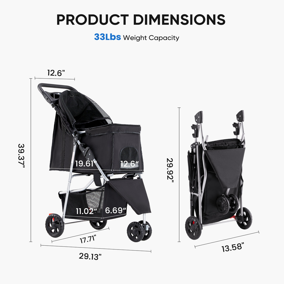 Cat Dog Cart Product Dimensions