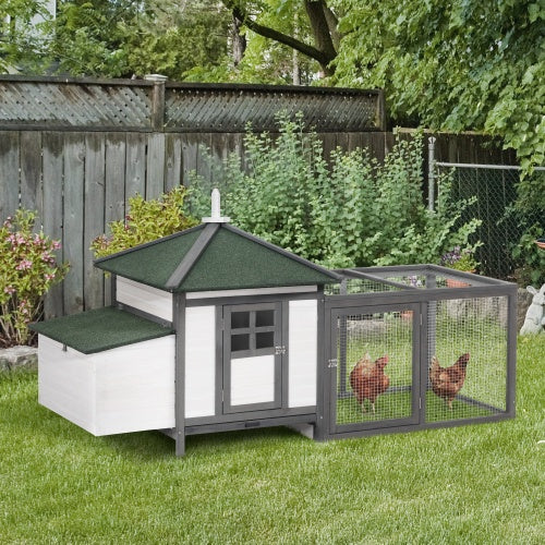 Wooden Chicken Coop With Nest