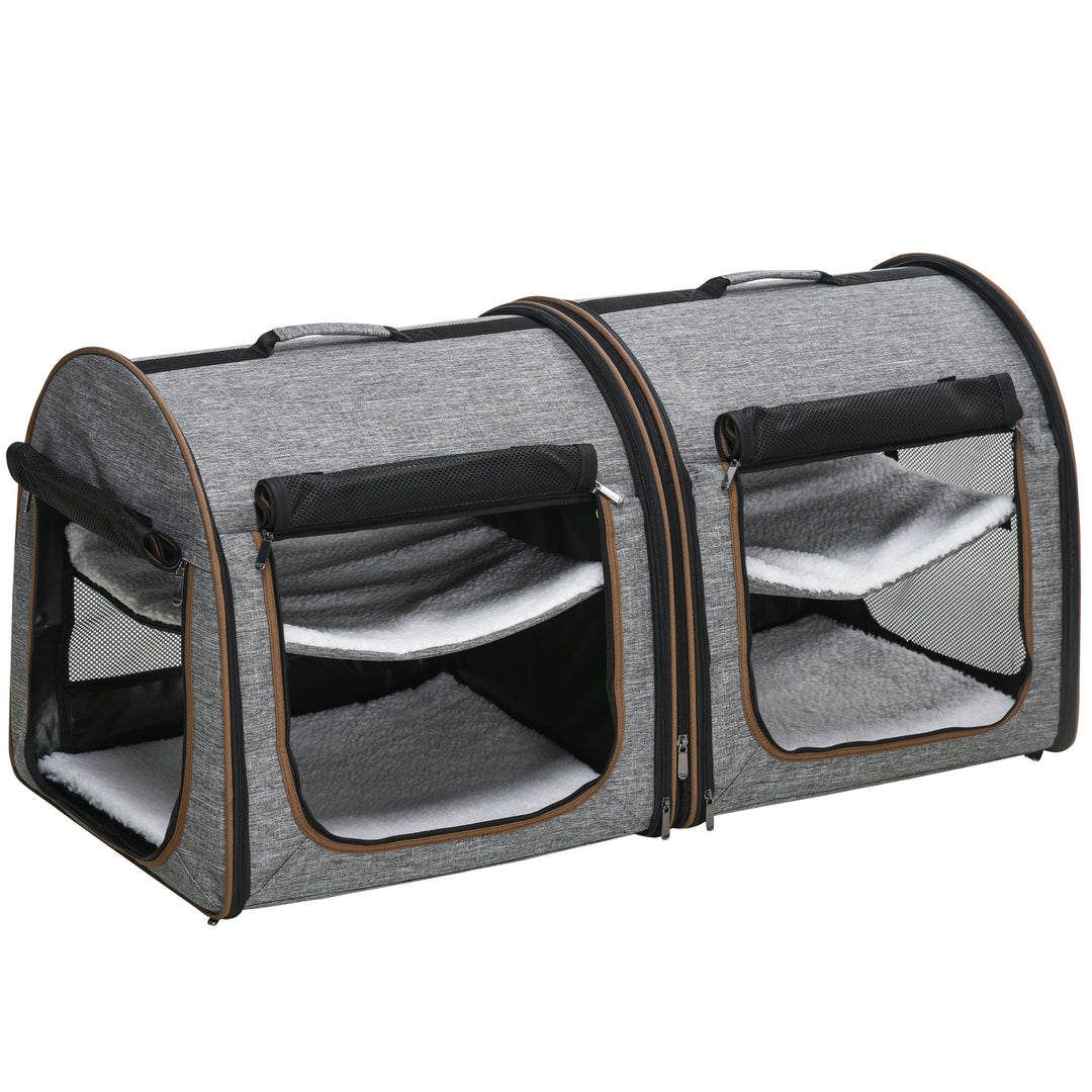 Padded Pet Carrier With Storage Bag