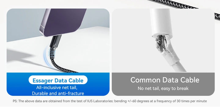 3A Fast Charge iPhone Cable – Nylon Braided

