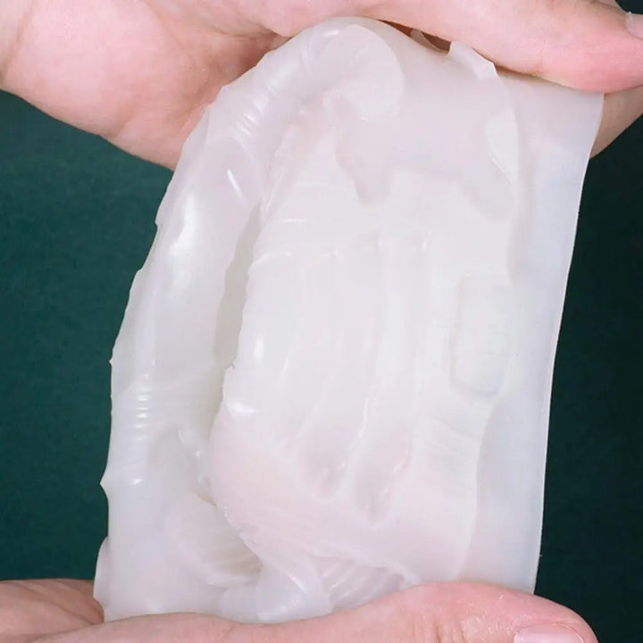 3D Candle Mold with Snowflake and Christmas Tree Design