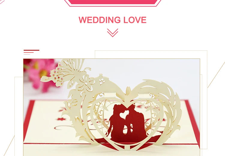 3D greeting card for couples