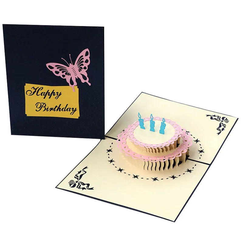 3D holiday pop-up card for celebrations