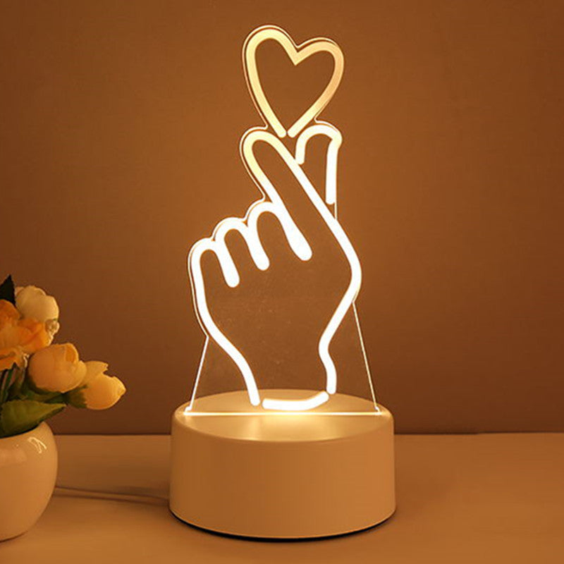 3D lamp neon sign decoration