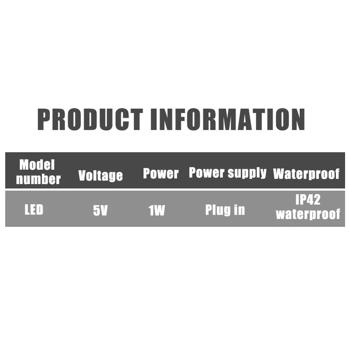 3M USB LED Curtain Lights with Remote